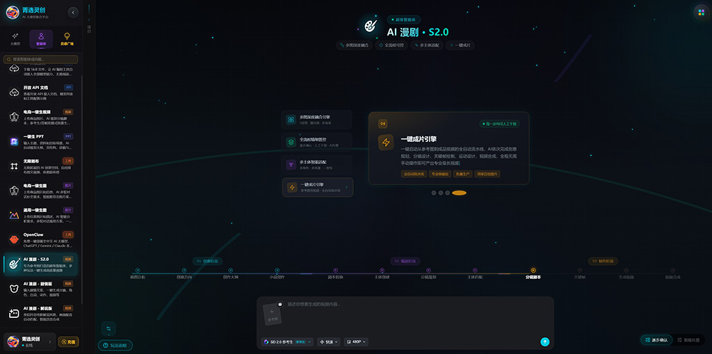 AI漫剧角色与分镜创作场景